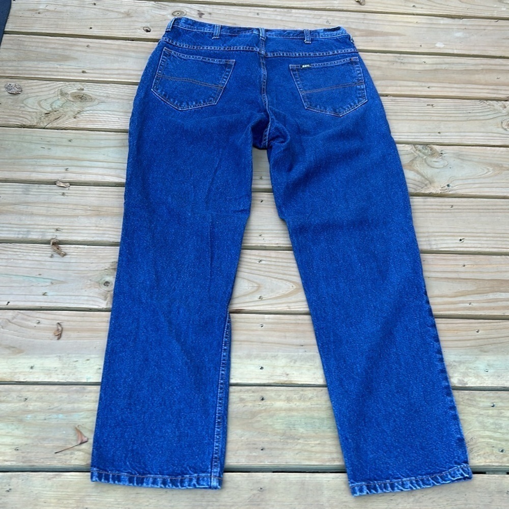 KEY Men’s Jeans Size W36 x L32 Dark Blue Like New Condition - Picture 9 of 13